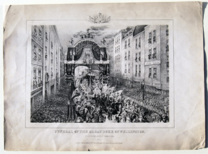 Funeral of the Great Duke of Wellington. Procession Passing Temple Bar.